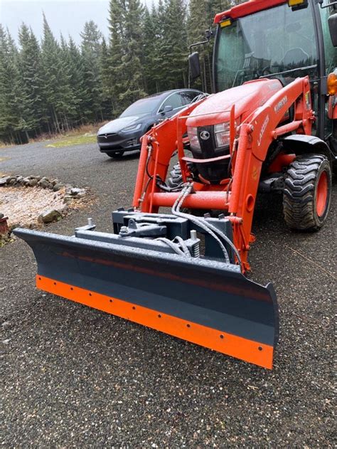 TMG Industrial 86” Skid Steer Dozer Blade/Snow Plow Pusher, 